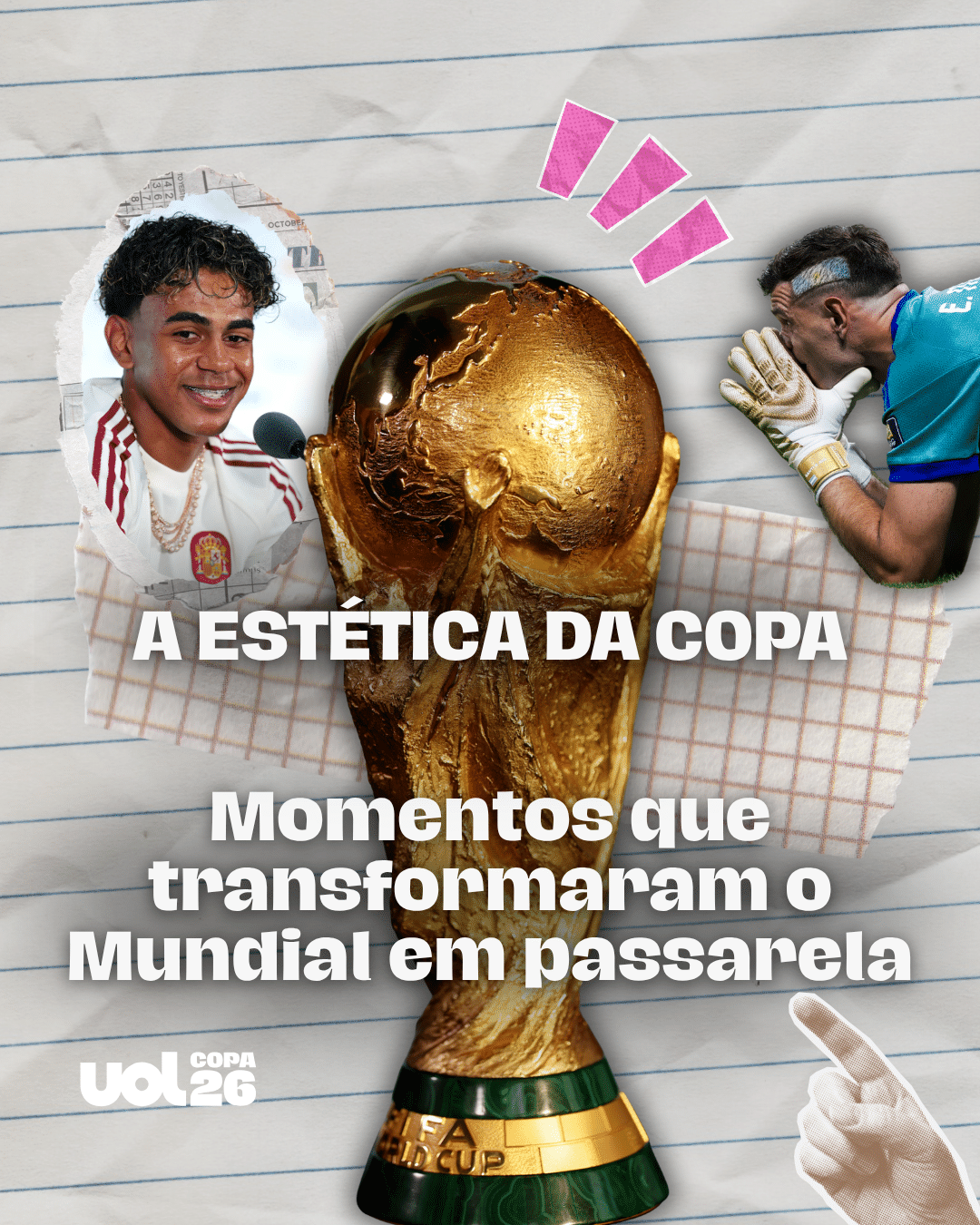 A estética da Copa: veja momentos que transformaram o Mundial em passarela - undefined