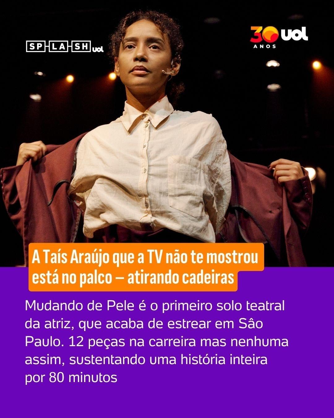 1 Taís Araújo em monólogo Mudando de Pele - undefined