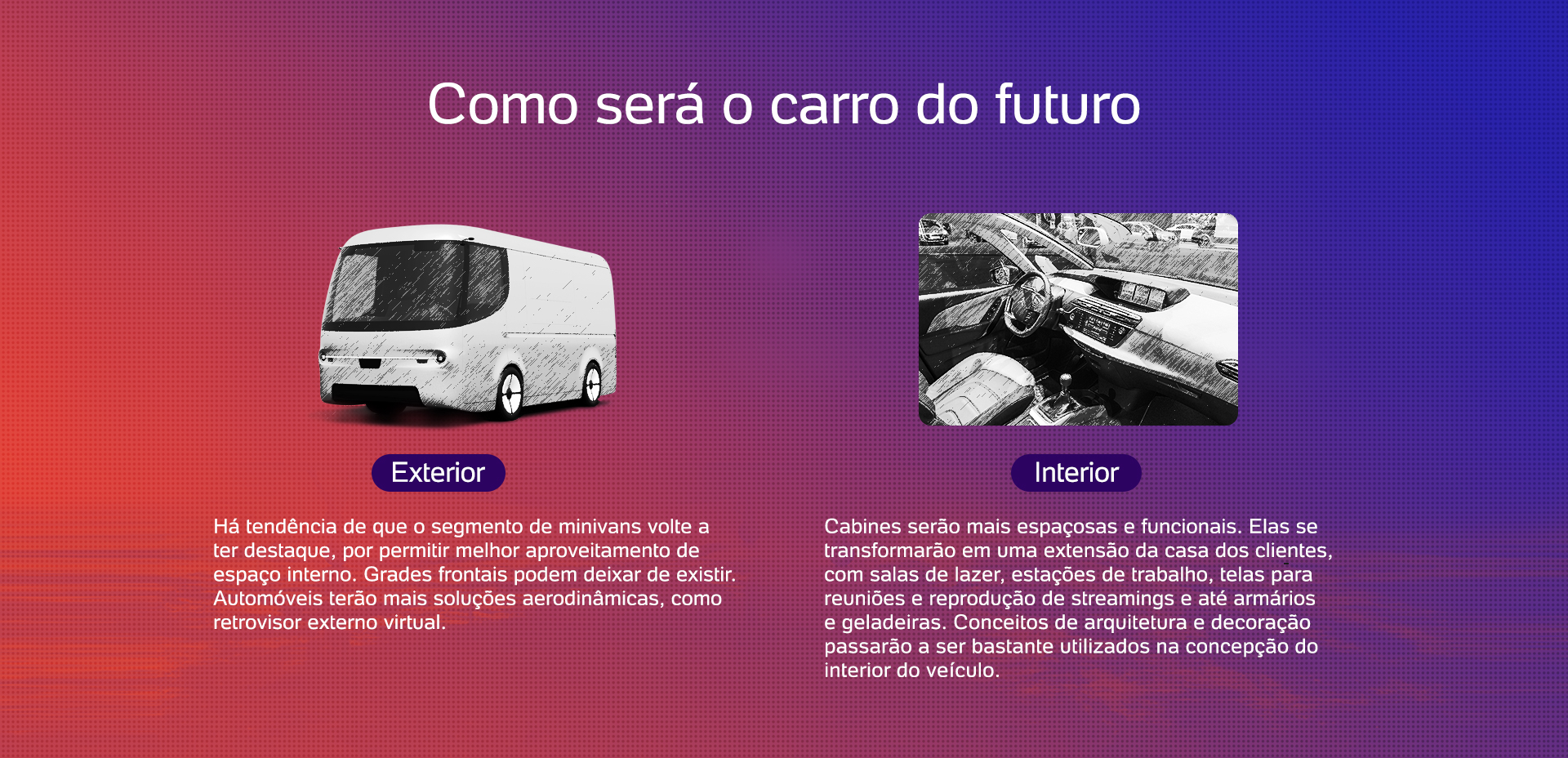 Carros Do Futuro Terão Novo Design, Mas Revolução Estará No Interior