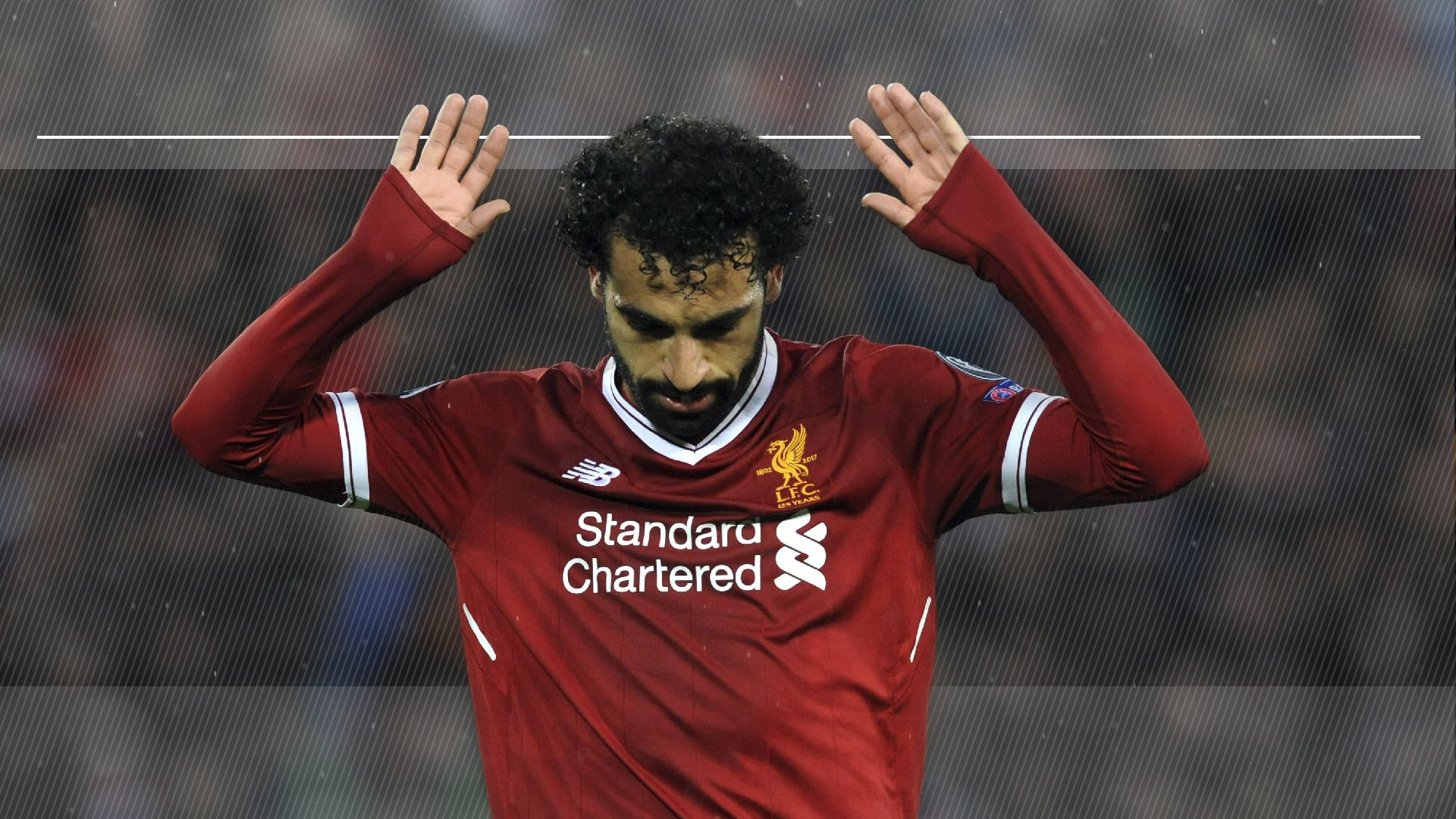 Arte Digital Do Jogador Fc Do Mohammed Salah Liverpool Foto de