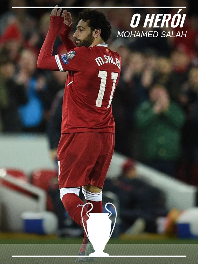 Salah comemora gol pelo Liverpool em homenagem a jogador egípcio