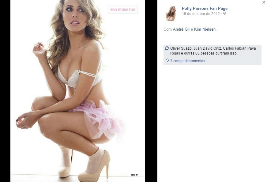 Polly Parsons, namorada de Thomas Vermaelen - Reprodução/Facebook