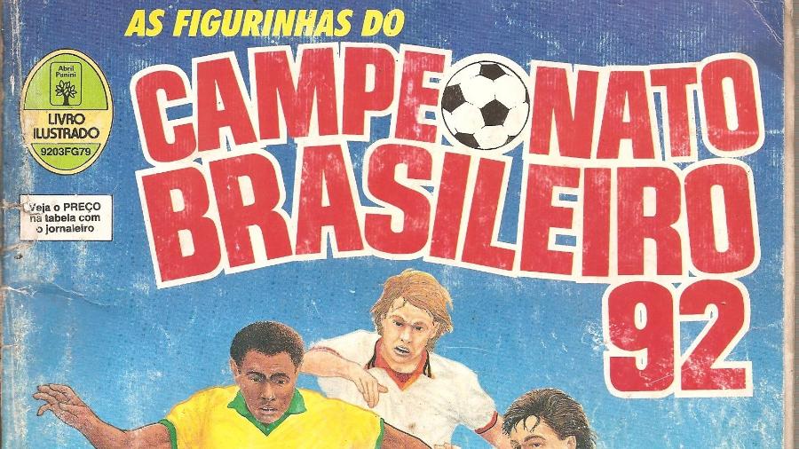 Álbum de figurinhas do Campeonato Brasileiro de 1992 - Reprodução