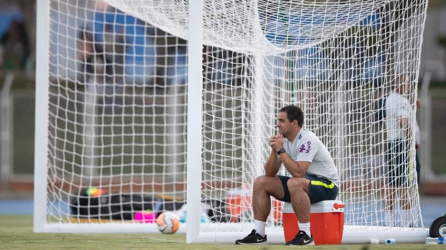 Jardine tem tido a difícil missão de dar segurança a zaga brasileira no Pré-Olímpico - Lucas Figueiredo/CBF