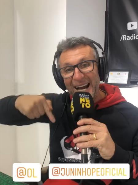 Neto exalta Juninho Pernambucano após vitória do Lyon - Reprodução/Instagram