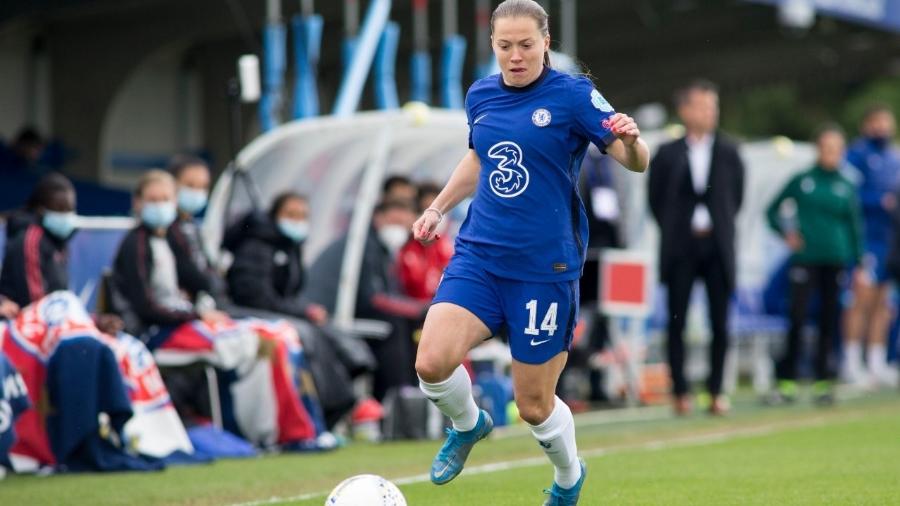 Fran Kirby em ação pelo Chelsea na semifinal contra o Bayern de Munique - Federico Guerra Moran/NurPhoto via Getty Images