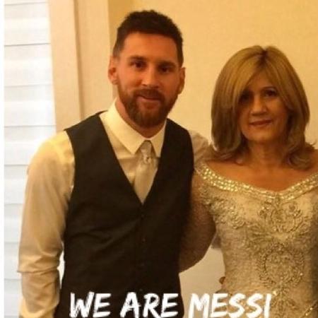 Lionel Messi e a mãe, Celia María Cuccittini - Reprodução