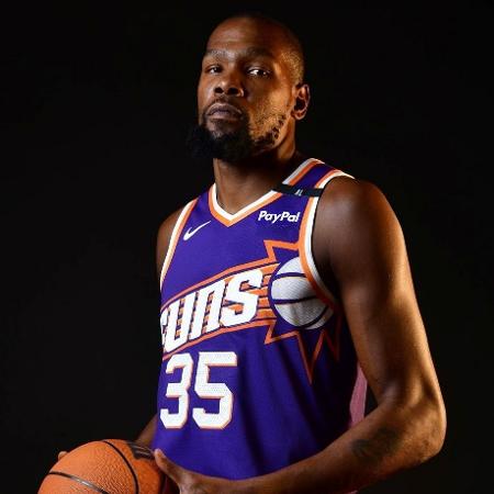 Kevin Durant, do Phoenix Suns, vai desfalcar sua equipe neste começo de temporada da NBA