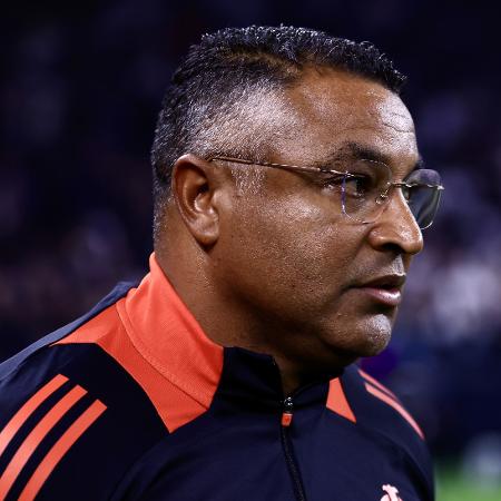 Roger Machado, técnico do Inter, durante jogo contra o Corinthians Roger Machado, técnico do Inter, durante jogo contra o Corinthians