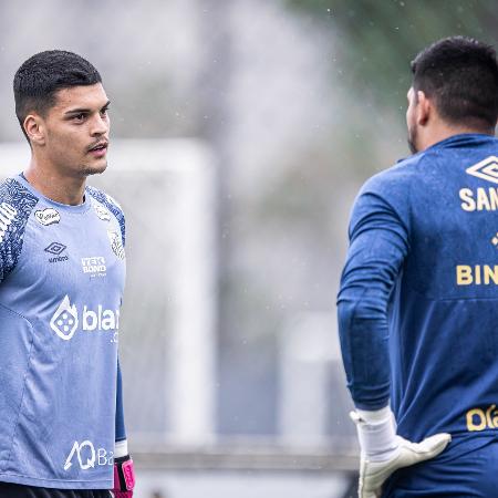 Gabriel Brazão e João Paulo - Raul Baretta/Santos FC