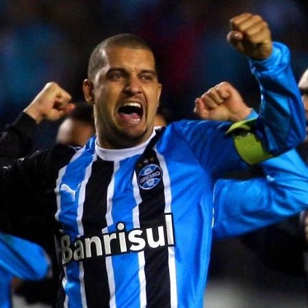 Sandro Goiano, ex-volante do Grêmio - AFP/Getty Images/JEFFERSON BERNARDES/