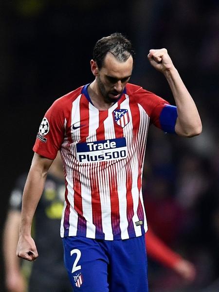 Diego Godín, zagueiro do Atlético de Madri e capitão da seleção uruguaia - Oscar del Pozo/AFP