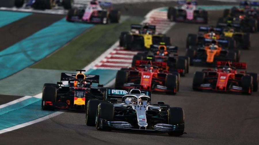 Lewis Hamilton venceu o GP de Abu Dhabi  - Charles Coates/Getty Images