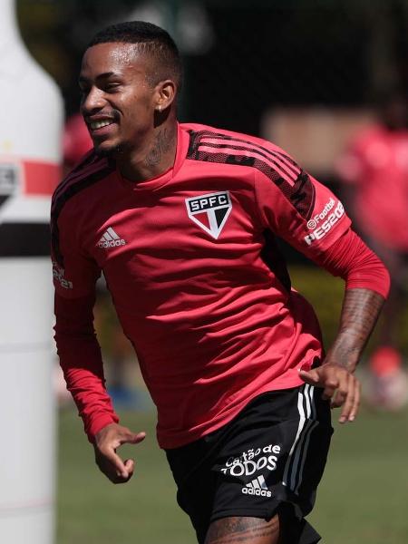 Paulinho Boia, atacante do São Paulo - Divulgação/São Paulo FC