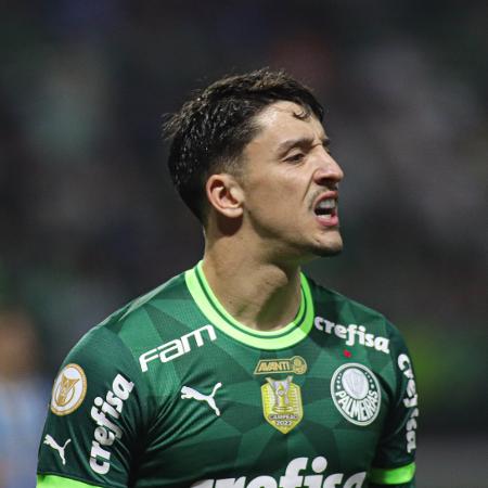 Joaquín Piquerez, lateral do Palmeiras. - Wanderson Oliveira/DiaEsportivo/Folhapress/DiaEsportivo