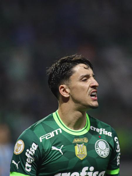 Joaquín Piquerez, lateral do Palmeiras. - Wanderson Oliveira/DiaEsportivo/Folhapress/DiaEsportivo