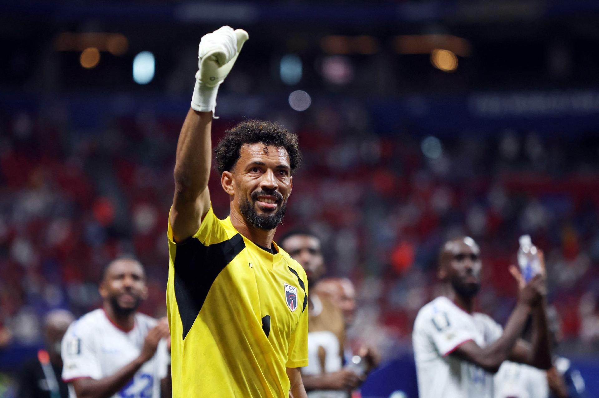 Vozinha, goleiro de Cabo Verde, comemora empate contra a Espanha na Copa do Mundo - undefined