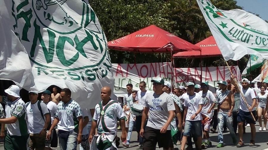 Torcida Mancha Alviverde promete mobilização na porta da Academia de Futebol - José Edgar de Matos/UOL