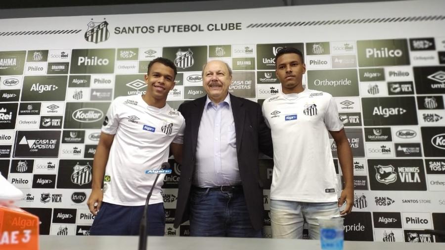 Meninos da Vila, Sandry e Tailson renovaram contrato com o Santos - UOL