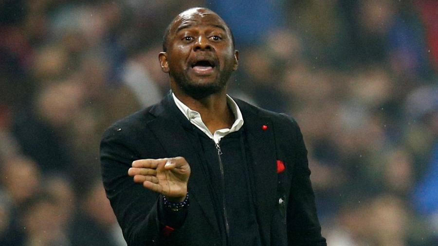 Ex-jogador da seleção francesa e do Arsenal, Patrick Vieira treina o Nice - Emmanuel Foudrot/Reuters