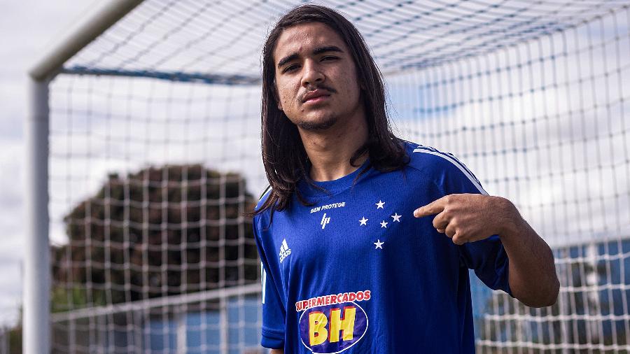 Riquelmo, jovem do Cruzeiro, foi promovido ao elenco profissional por Ricardo Drubscky - Gustavo Aleixo/Cruzeiro
