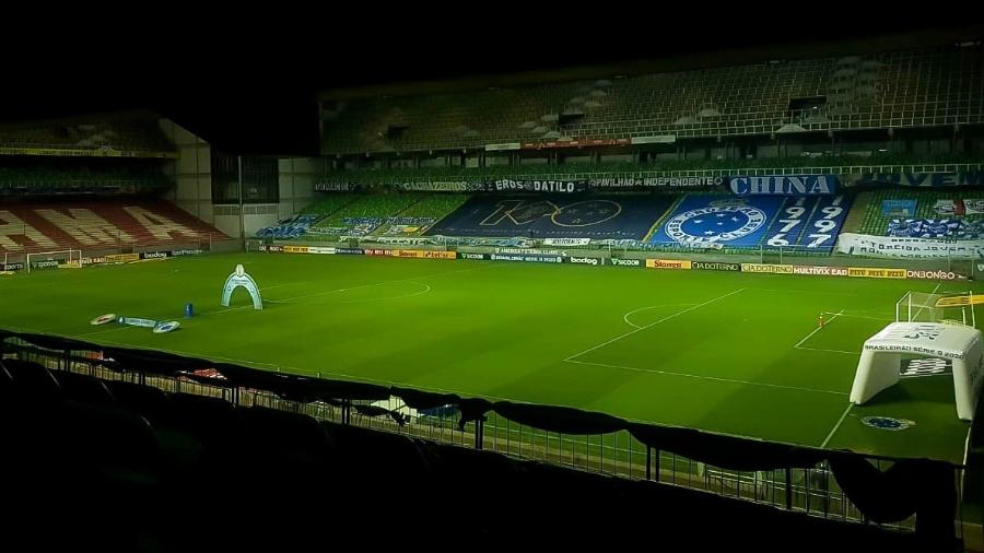 Arena Independência pronta para Cruzeiro x Oeste pela Série B do Campeonato Brasileiro - Fernando Moreno/AGIF