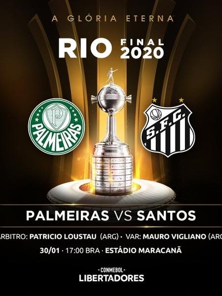 Palmeiras e Santos decidem a Libertadores 2020 - Reprodução