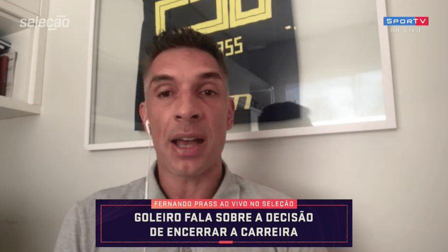 Fernando Prass fala sobre futuro após se aposentar do futebol - Reprodução / SporTV