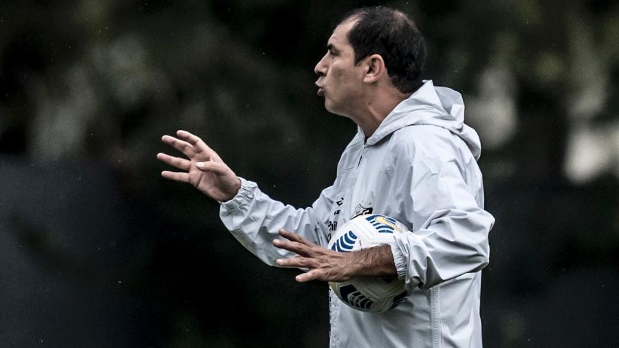 Carille já comandou seu primeiro treino no Santos - Ivan Storti/Santos