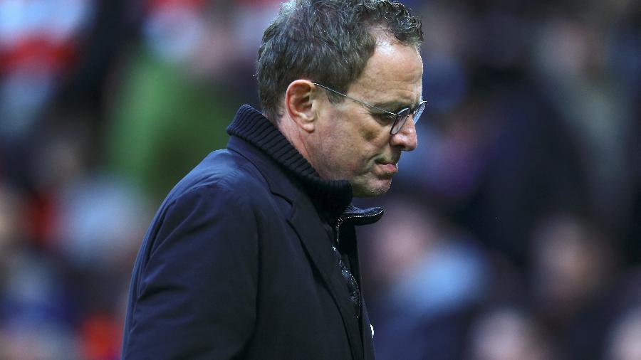 Ralf Rangnick é o técnico interino do Manchester United - Lindsey Parnaby/AFP