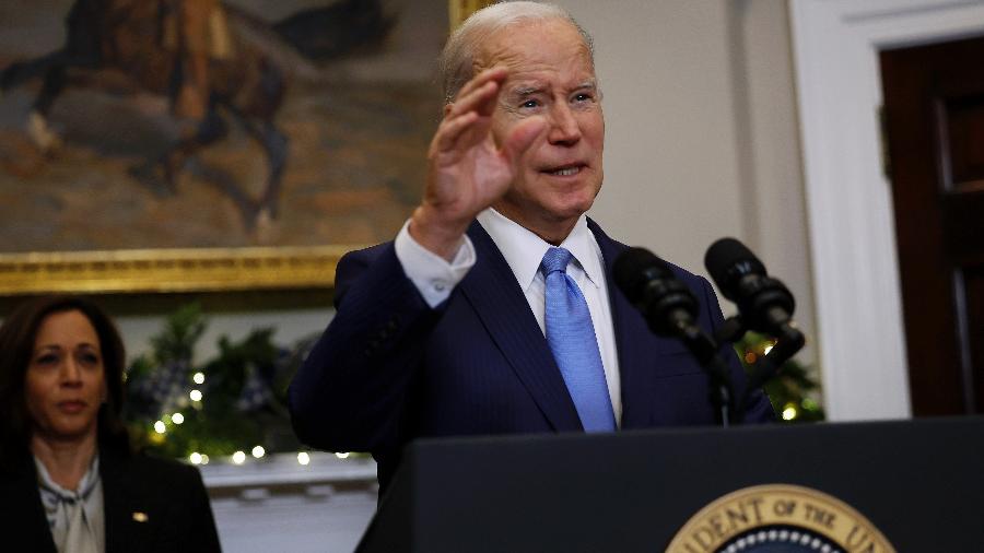 Joe Biden deve fortalecer a mensagem de que os Estados Unidos seguem apoiando os esforços ucranianos - Chip Somodevilla/Getty Images
