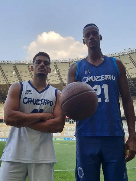 Jogadores da equipe de basquete do Cruzeiro - Divulgação