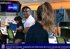 Filha de 2 anos de Joanna de Assis rouba cena e 'invade' programa do sportv