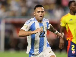 Lautaro brilha, Argentina bate Colômbia na prorrogação e leva Copa América