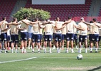 Reapresentação do São Paulo tem roda de oração para Izquierdo após arritmia - Reprodução/X/São Paulo