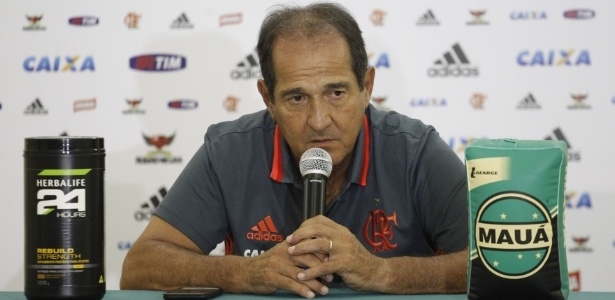 O técnico Muricy Ramalho concede entrevista coletiva após estreia no Flamengo - Gilvan de Souza/ Flamengo