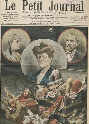 Reprodução do jornal Le Petit Journal sobre o assassinato cometido pelo ex-tenista Vere St. Legger Goold - Reprodução - Reprodução