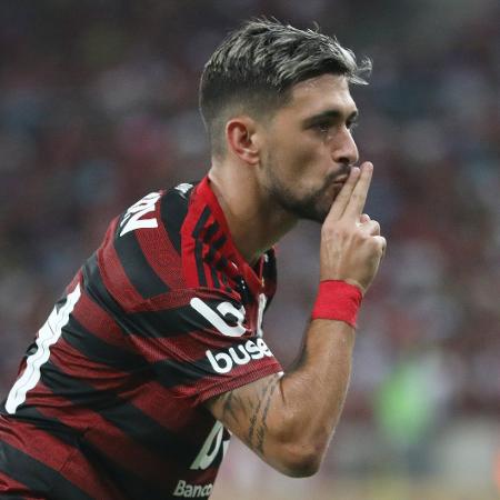 Arrascaeta em ação pelo Flamengo - REUTERS/Pilar Olivares