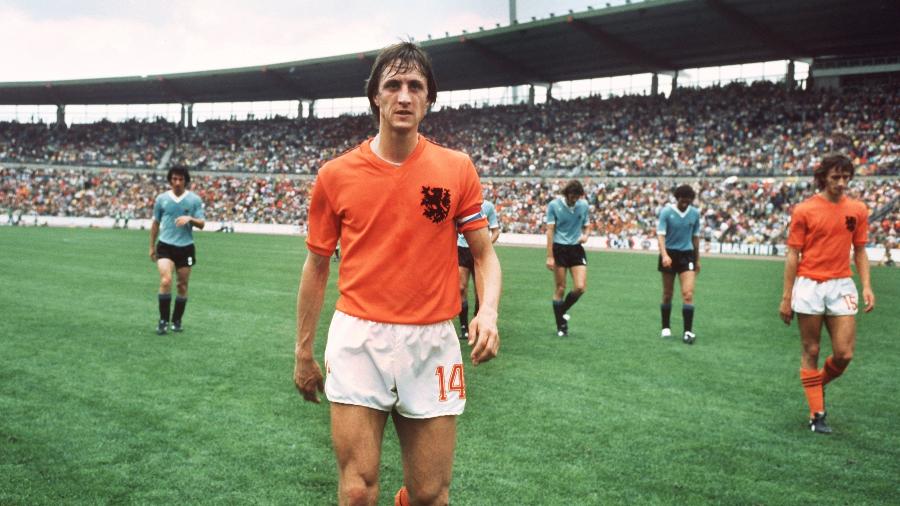 Johan Cruyff, ex-jogador e ex-treinador holandês, morreu em 2016, aos 68 anos - Werner Baum/Getty Images