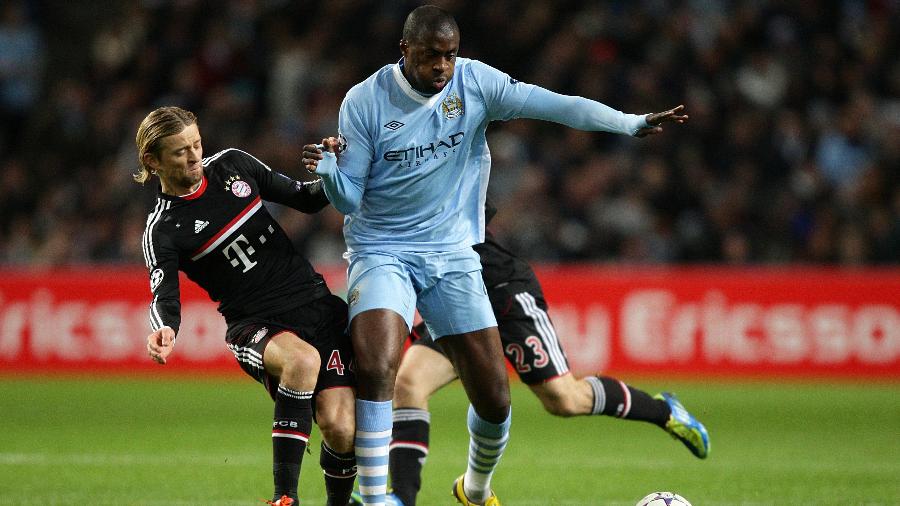 Yaya Touré em ação pelo Manchester City na Liga dos Campeões em 2011 - Dave Thompson/PA Images via Getty Images