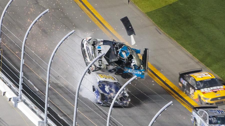 Acidente de Ryan Newman na Daytona 500 da Nascar - Mark J. Rebilas-USA TODAY Sports 