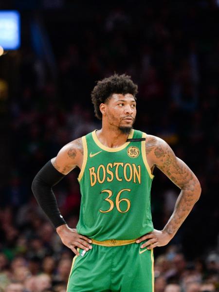 Marcus Smart, armador do Boston Celtics diagnosticado com o novo coronavírus - Getty Images
