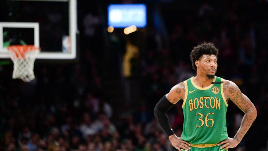 Marcus Smart, jogador de basquete do Boston Celtics - Getty Images