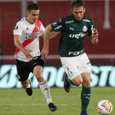 Alan Empereur, durante a partida entre River Plate e Palmeiras