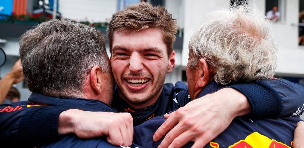 Verstappen e os abraços da Red Bull: rumo ao bi