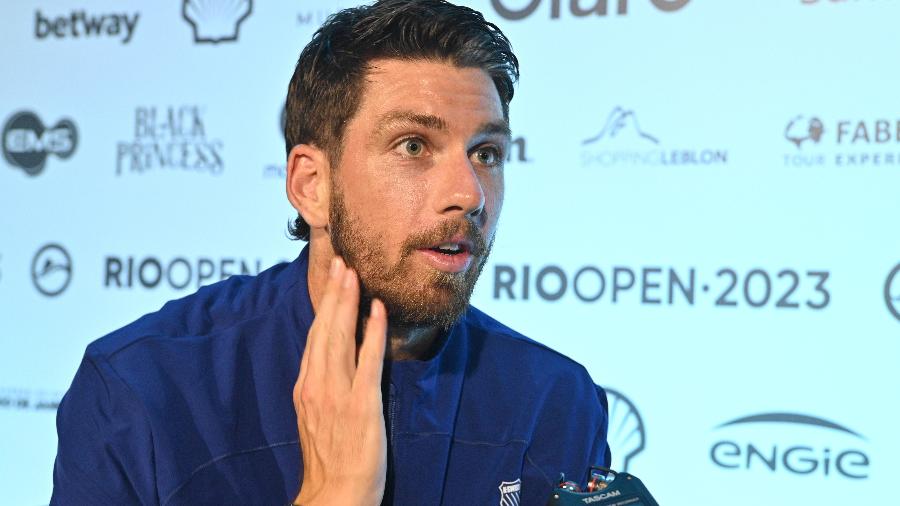 Cameron Norrie dá entrevista durante o Rio Open de 2023 - Rio Open/Fotojump