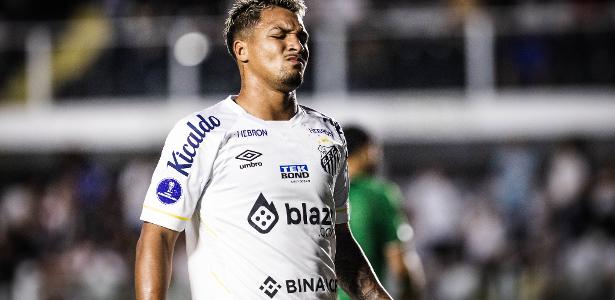 Com provável saída de Marcos Leonardo, Angulo deve ganhar chance no time  titular do Santos