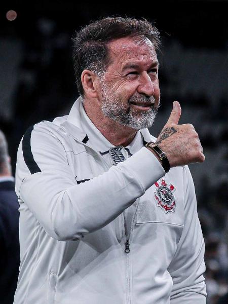 Augusto Melo, presidente do Corinthians, durante jogo contra o Bahia pelo Brasileirão Augusto Melo, presidente do Corinthians, durante jogo contra o Bahia pelo Brasileirão