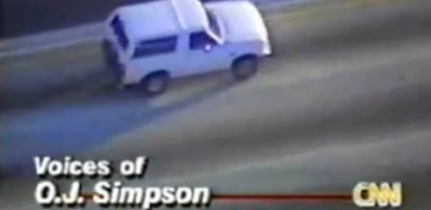 CNN transmitiu ao vivo a fuga de OJ Simpson da polícia em 1994 - Reprodução - Reprodução
