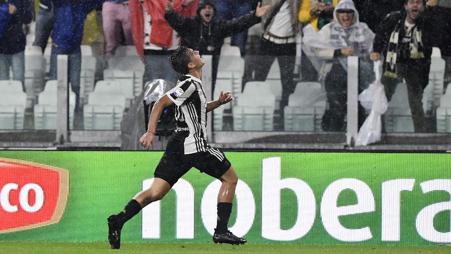 Dybala comemora gol marcado contra o Chievo - Miguel Medina/AFP